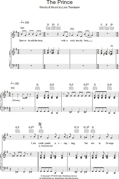 open zoom image for The Prince - Piano/Vocal/Guitar, New, Main