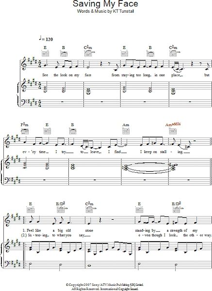 open zoom image for Saving My Face - Piano/Vocal/Guitar, New, Main