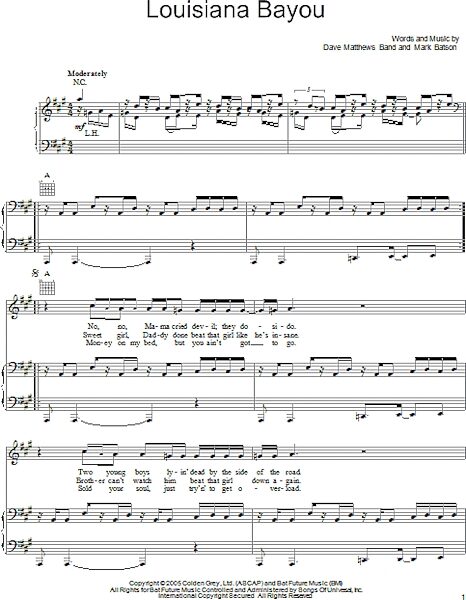 open zoom image for Louisiana Bayou - Piano/Vocal/Guitar, New, Main