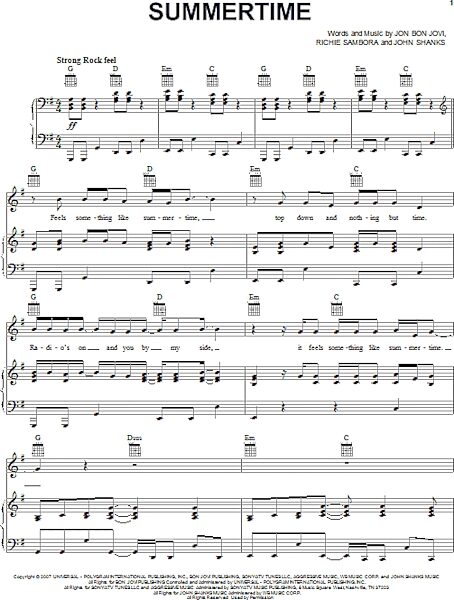 open zoom image for Summertime - Piano/Vocal/Guitar, New, Main