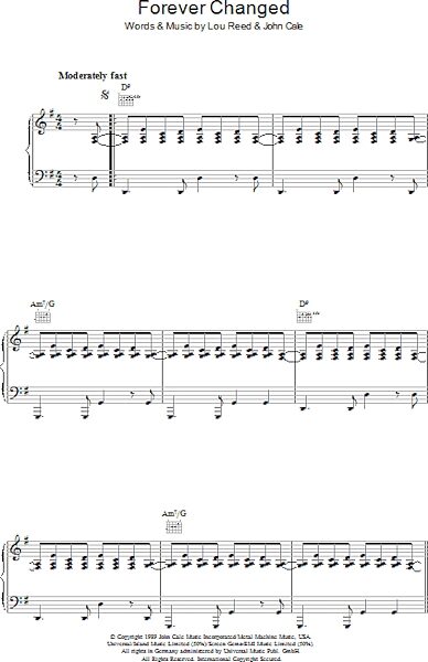 open zoom image for Forever Changed - Piano/Vocal/Guitar, New, Main