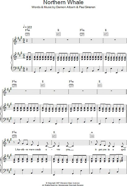 open zoom image for Northern Whale - Piano/Vocal/Guitar, New, Main