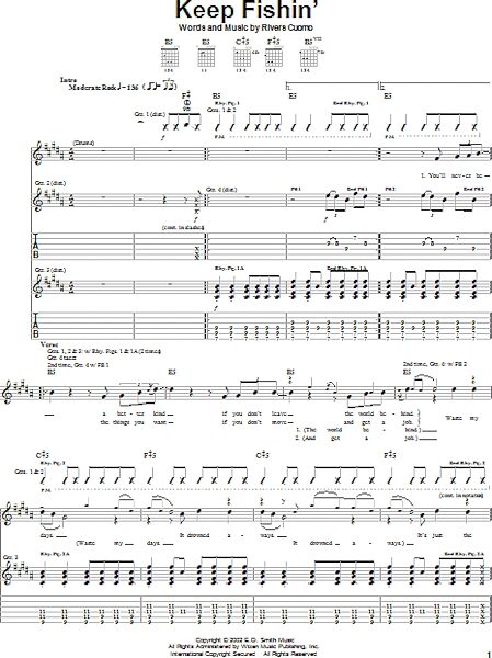 open zoom image for Keep Fishin' - Guitar TAB, New, Main