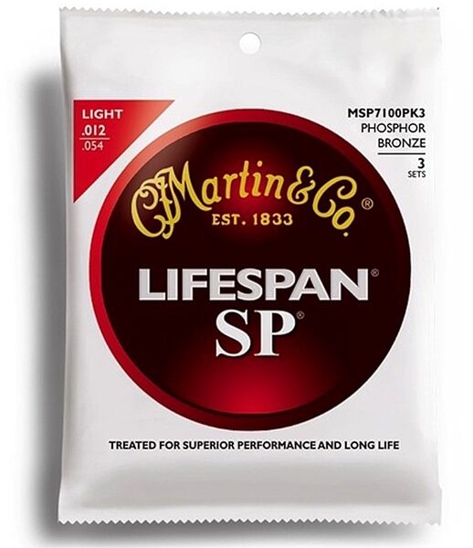 open zoom image for Martin SP Lifespan Phosphor Bronze Acoustic Guitar Strings, Main