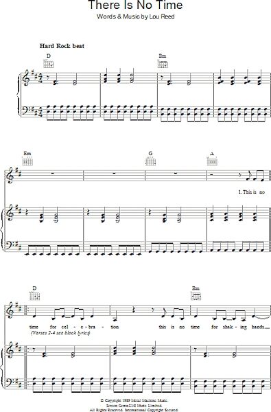 open zoom image for There Is No Time - Piano/Vocal/Guitar, New, Main