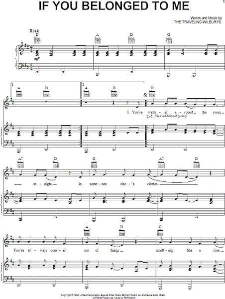 open zoom image for If You Belonged To Me - Piano/Vocal/Guitar, New, Main