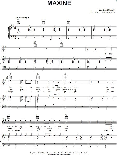 open zoom image for Maxine - Piano/Vocal/Guitar, New, Main