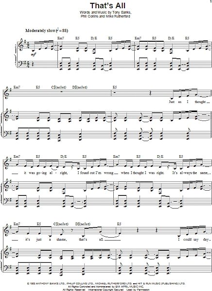 open zoom image for That's All - Piano Vocal, New, Main