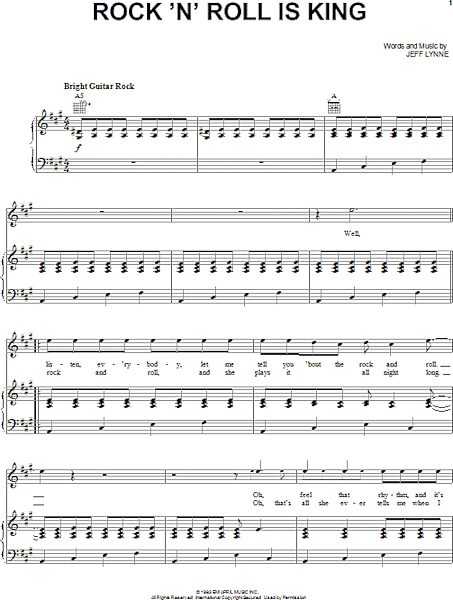 open zoom image for Rock 'N' Roll Is King - Piano/Vocal/Guitar, New, Main