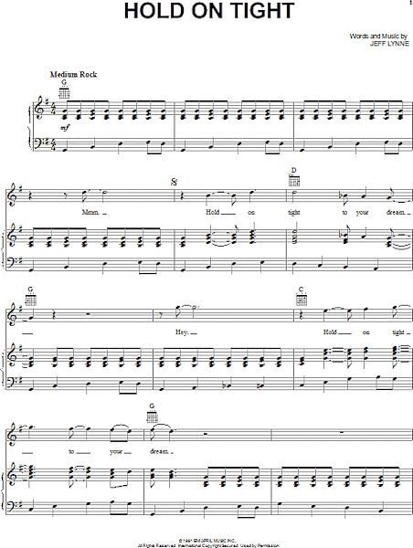 open zoom image for Hold On Tight - Piano/Vocal/Guitar, New, Main