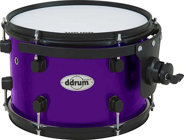 open zoom image for ddrum Diablo Tom Drum, Black on Purple