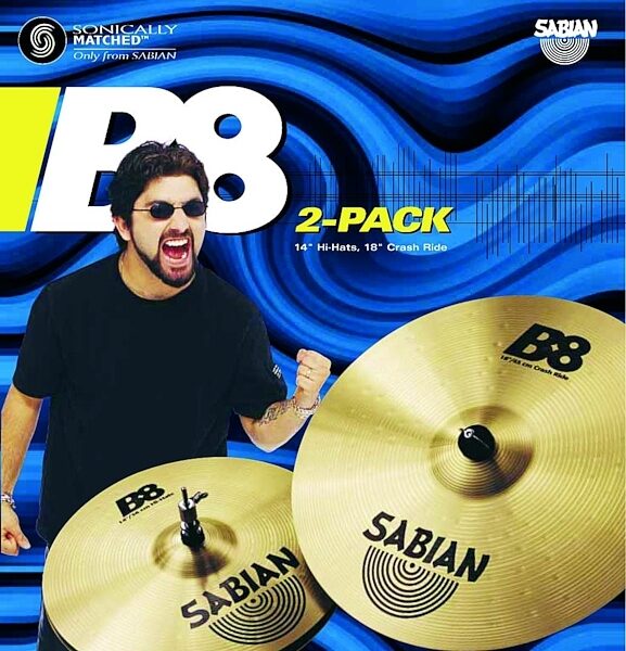 open zoom image for Sabian B8 3-Pack Set Cymbal Package, Main