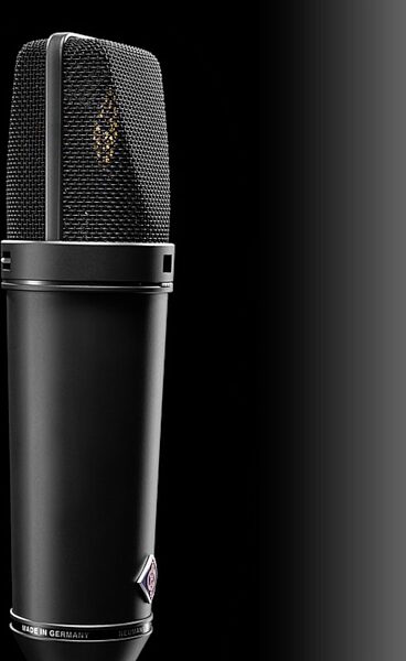 open zoom image for Neumann U 87 Ai Large-Diaphragm Condenser Microphone with Shock Mount, Case and Cable, Stereo Set, Black, Detail