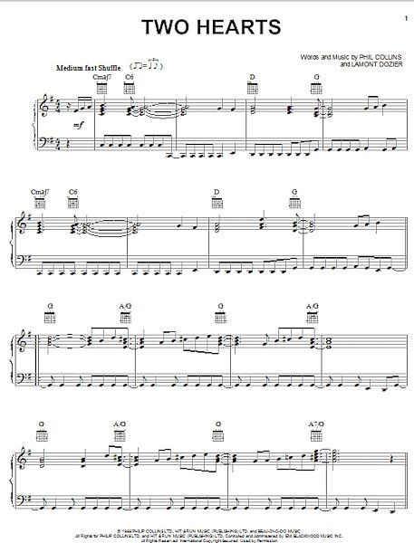 open zoom image for Two Hearts - Piano/Vocal/Guitar, New, Main