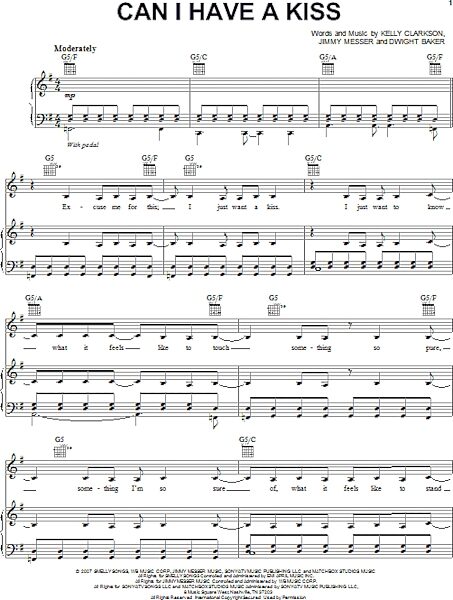 open zoom image for Can I Have A Kiss - Piano/Vocal/Guitar, New, Main