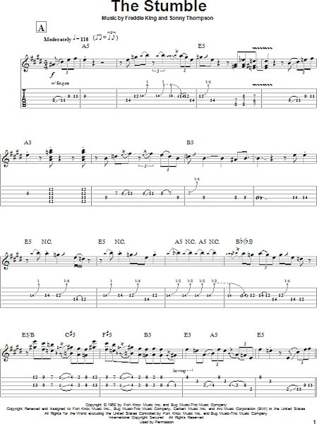 open zoom image for The Stumble - Guitar Tab Play-Along, New, Main