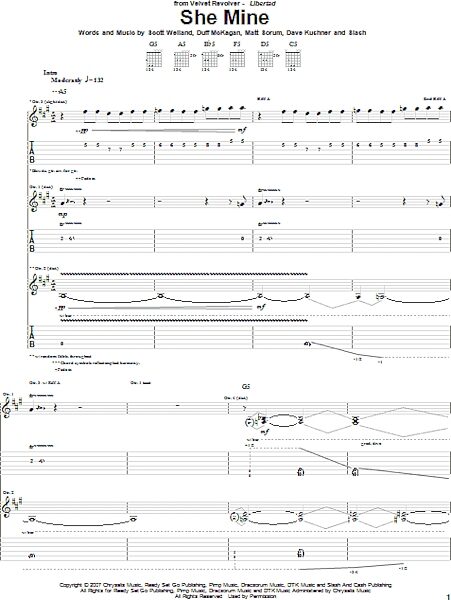 open zoom image for She Mine - Guitar TAB, New, Main