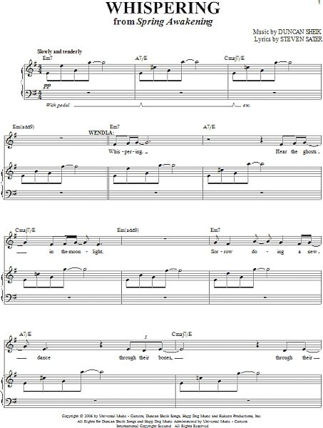 open zoom image for Whispering - Piano Vocal, New, Main