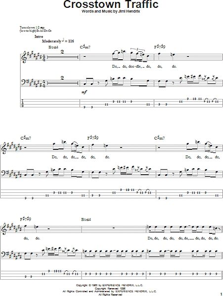 open zoom image for Crosstown Traffic - Bass Tab, New, Main