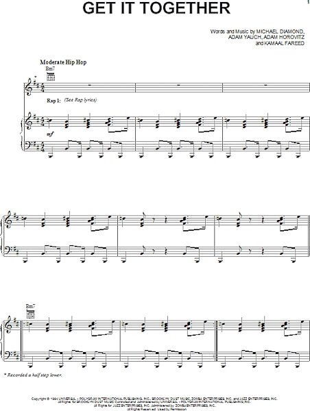 open zoom image for Get It Together - Piano/Vocal/Guitar, New, Main
