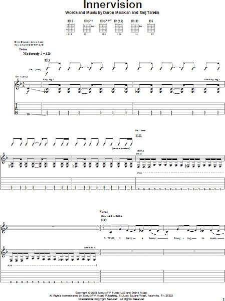 open zoom image for Innervision - Guitar TAB, New, Main