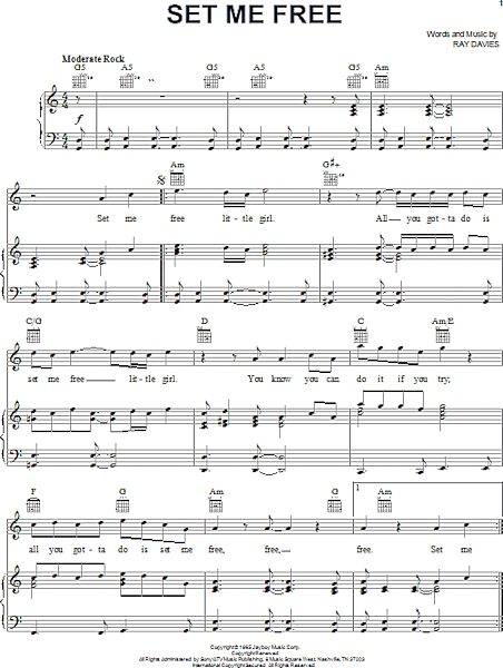 open zoom image for Set Me Free - Piano/Vocal/Guitar, New, Main