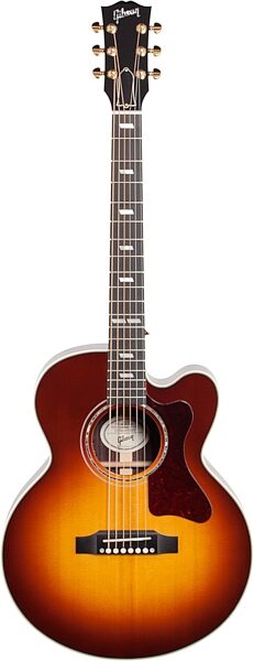 open zoom image for Gibson Parlor Rosewood Modern Acoustic-Electric Guitar (with Case), Action Position Back