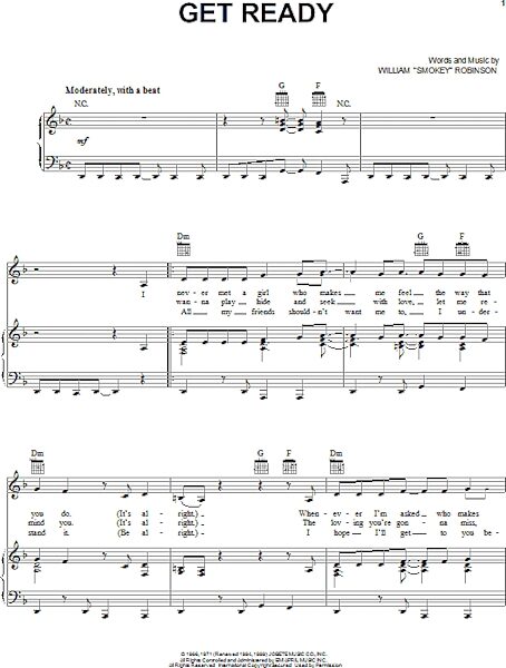 open zoom image for Get Ready - Piano/Vocal/Guitar, New, Main