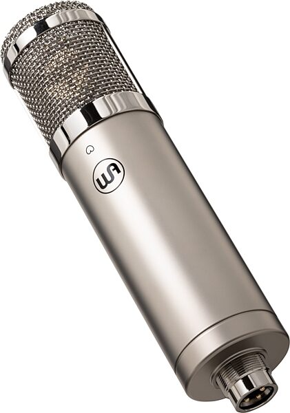 open zoom image for Warm Audio WA-47jr SE Large-Diaphragm Condenser Microphone, Nickel, Action Position Back
