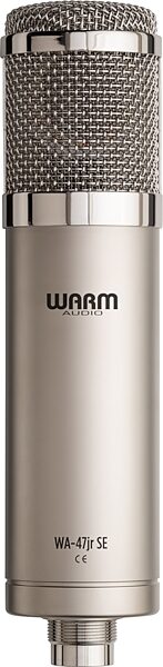 open zoom image for Warm Audio WA-47jr SE Large-Diaphragm Condenser Microphone, Nickel, Action Position Back