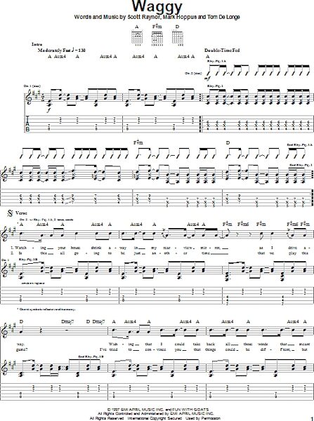 open zoom image for Waggy - Guitar TAB, New, Main