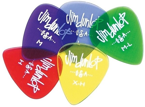 open zoom image for Dunlop Gel Guitar Picks (12-Pack), Purple, 486PMD, Medium, Main