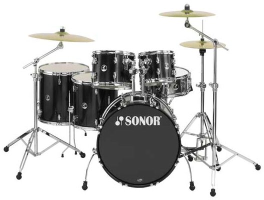 open zoom image for Sonor Extreme Force 22 6-Piece Drum Kit, Black