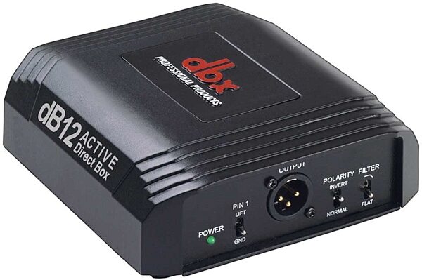 open zoom image for dbx DB12 Active 48-Volt Phantom Power Direct Box, Main
