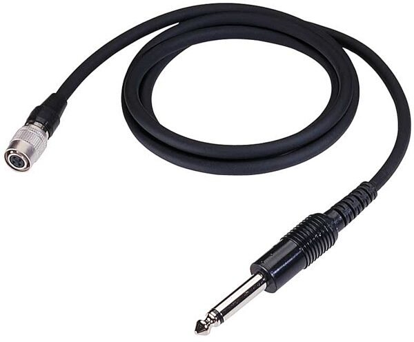 open zoom image for Audio-Technica AT-GcW PRO Premium Guitar Input Cable for UniPak Bodypack Wireless Transmitter, New, Main
