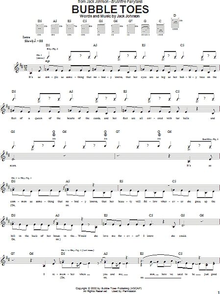 open zoom image for Bubble Toes - Guitar TAB, New, Main