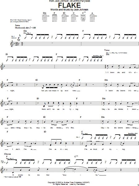 open zoom image for Flake - Guitar TAB, New, Main