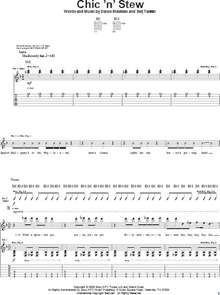 open zoom image for Chic 'N' Stew - Guitar TAB, New, Main