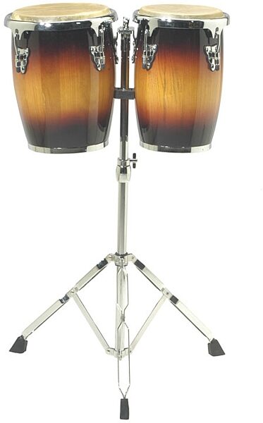 open zoom image for Sonor Champion CMC0910 Mini Conga Set with Stands, Sunburst