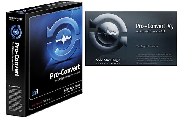 open zoom image for Solid State Logic Pro-Convert Digital Audio Project Translator Software, Main