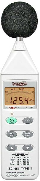 open zoom image for Galaxy Audio CM150 Checkmate Pro Portable SPL Meter, Main
