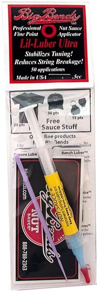 open zoom image for Big Bends Lil Luber 1/2cc Nut Sauce Guitar Nut Groove Lubricant, New, Main