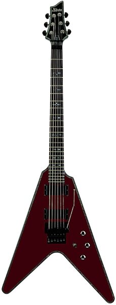 open zoom image for Schecter V1FR Hellraiser Electric Guitar with Floyd Rose, Black Cherry