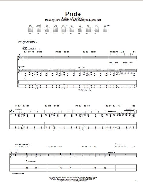 open zoom image for Pride - Guitar TAB, New, Main
