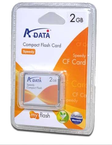open zoom image for A-Data Compact Flash Memory Card, Package