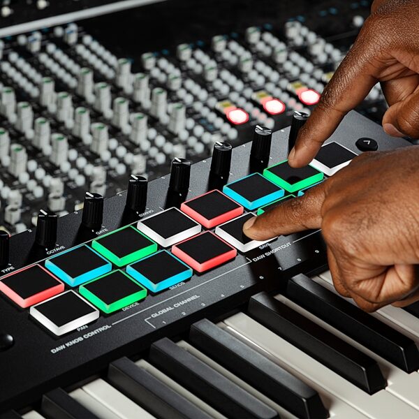 open zoom image for M-Audio Oxygen Pro 49 USB MIDI Keyboard Controller, 49-Key, In Use
