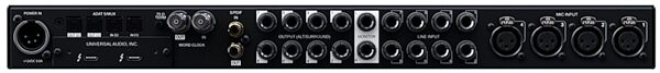 open zoom image for Universal Audio Apollo x8 Thunderbolt 3 Audio Interface, Rear