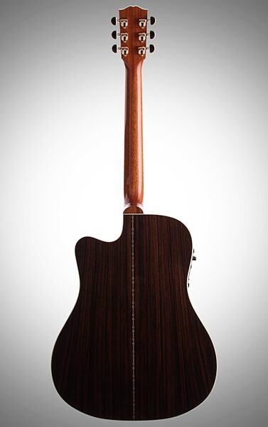 open zoom image for Gibson Songwriter Deluxe Studio EC Acoustic-Electric Guitar (with Case), Full Straight Back