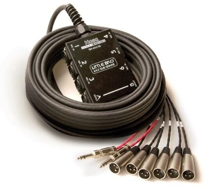 open zoom image for Hosa Pro-Conex Little Bro Sub Snake (6 XLR x 2 TRS), 20 foot, SH-6X2-20, Main