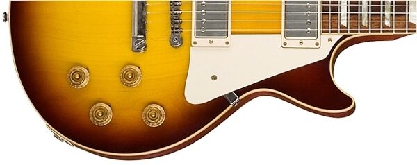 open zoom image for Gibson Custom Shop Historic 1958 Les Paul Plain Top VOS Electric Guitar (with Case), Washed Cherry Closeup Bottom